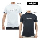 ♪□【2024 S/S】アドミラル ADMA438 メンズ ゼブラロゴ モックシャツ Admiral Golf