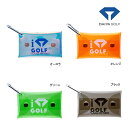 ダイヤ ゴルフ クリアティーケース AS-4006 DAIYA GOLF ティー ボール 収納 ゴルフ小物 ベルト通し キャディバッグ カラビナ 透明 小物入れ...