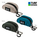 ターフデザイン ゴルフ ボールポーチ TDBP-BE70 TURF DESIGN GOLF アドベンチャー ベージュ ブルー カーキ シンプル ボール2球 小物...