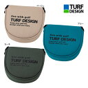 ターフデザイン ゴルフ マレット型 パターカバー TDPC-BE70M TURF DESIGN GOLF アドベンチャー ベージュ ブルー カーキ HC PT ...