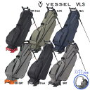 ◎♪【23年継続モデル】ベゼル VLS キャディバッグ 7530121 (Men 039 s) VESSEL ブイエルエス シングルストラップ