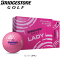 【プリントネーム】 ブリヂストンゴルフ ゴルフボール レディ ボール 1ダース(12球) BSG LADY BRIDGESTONE GOLF LBPXJ