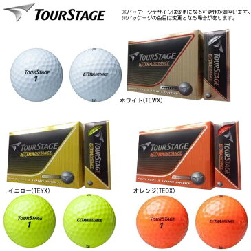 【プリントネーム】ツアーステージ エクストラ ディスタンス ゴルフボール 1ダース(12球) TOURSTAGE EXTRA DISTANCE ブリヂストン