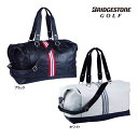 ブリヂストン ゴルフ BBG220 ボストンバッグ シューズ ポケット ブラック ホワイト BRIDGESTONE GOLF BOSTON BAG 25ET