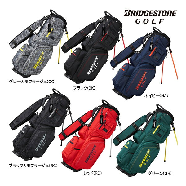 Candy Bag - ブリヂストン ゴルフ スタンドバッグ CB2525 軽量 スタンドモデル キャディバッグ 収納ポケット 持ち運び 便利 機能性 BRIDGESTONE GOLF CART BAG CB SB 26ET
