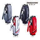 ブリヂストン ゴルフ CBG321 キャディバッグ カート バッグ ネームタッグ付 グレー ブラック トリコロール レッド BRIDGESTONE GOLF CART BAG CB 25ET(4)