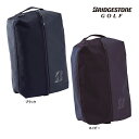 ブリヂストン ゴルフ SCG370 シューズケース センター ファスナー コーデュラ ブラック ネイビー BRIDGESTONE GOLF SHOES CASE...