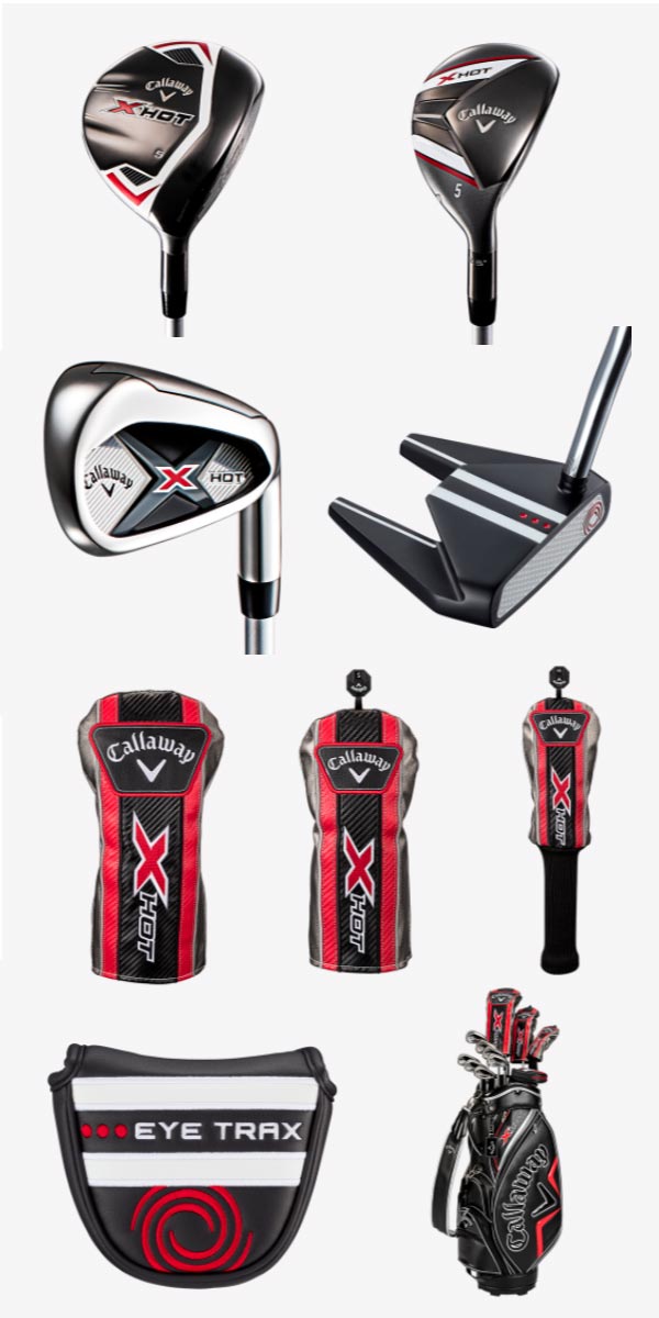 【21年モデル】キャロウェイ エックスホット パッケージセット クラブ 11点セット キャディバッグ付き Callaway X HOT PACKAGE SET 3