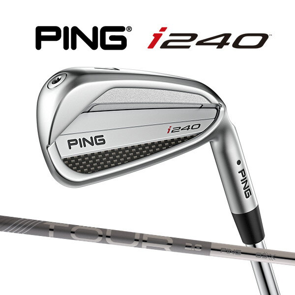 新作 ピン i240 アイアン6本セット PING ツアー2.0クロム I オリジナルカーボンシャフト PING GOLF アイ240 IRON TOUR 2.0 CHROME 25C