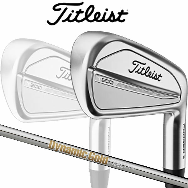 【特注】タイトリスト T200 アイアン 6本セット(#5~9,P) [ダイナミックゴールド 95/105/120] スチールシャフト Titleist