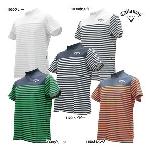 ★【大特価】【2023 S/S】キャロウェイ ゴルフ メンズ 半袖モックネックシャツ C23134107 (Men's) Callaway Golf