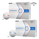 キャロウェイ スーパーソフト スプラッター 360 レッド ブルー ボール 1ダース(12球入り) Callaway SUPERSOFT SPLATTER GOLF BALL