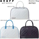 オノフ ゴルフ レディース ボストンバッグ OV7921 (Lady's) Boston Bag 機能 シューズ 収納 ポケット ショルダーベルト エレガント ...