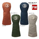 オノフ ゴルフ ヘッドカバー OH0524 (FW用)ONOFF GOLF Head Cover HC ナイロンツイルシリーズ 取替式 番手バッジ 3 4 5 ...