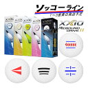 3球マーク入り【3球ソッコーマーク】ゴルフボール ダンロップ ゼクシオ リバウンドドライブ2 1スリーブ(3球) XXIO REBOUND DRIVE2 マーク...