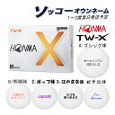 名入れ ゴルフボール 【ソッコーオウンネーム】本間ゴルフ ホンマ TW-X 1ダース(12球) 1〜3営業日発送 ギフト対応 HONMA 24B 父の日 誕生日...