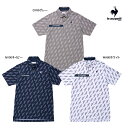 【2024 S/S】ルコック ゴルフ メンズ 小柄半袖シャツ QGMXJA06 le coq sportif GOLF