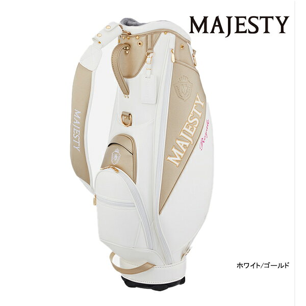 マジェスティ ゴルフ レディース ロイヤル スリム キャディバッグ CB6520 MAJESTY GOLF Caddy Bag CB シンプル ネームプレート ...
