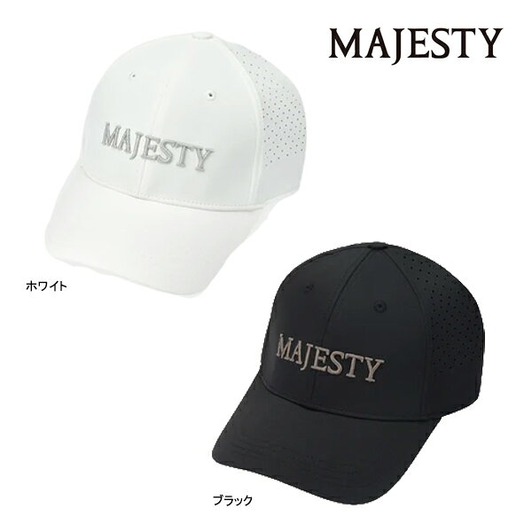 マジェスティ ゴルフ スタイリッシュ キャップ CP3602 MAJESTY GOLF ホワイト ブラック 帽子 ヘッドウエア アパレル スポーツ 普段使い 男女兼用 26ET