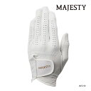マジェスティ ゴルフ メンズ グローブ GL3300 プレミアム レザー 左手用 男性 ホワイト シープ MAJESTY GOLF Premium Leathe...