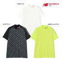 ♪□【2024 S/S】ニューバランス メンズ 半袖 モックネックプルオーバー 012-4166002 S/SLEEVE MOCK NECK PULLOVER SPORT new balance