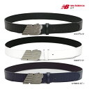 ニューバランス ゴルフ メンズ ベルト 012-4982002 new balance GOLF BELT WORLD NB ブラック ホワイト ネイビー フリ...