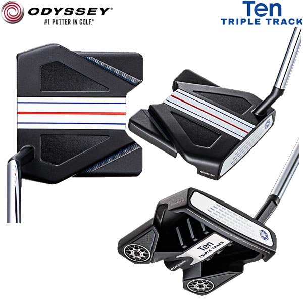 【21年モデル】 オデッセイ テン S トリプルトラック パター [ショートスラント] ネオマレット型 ODYSSEY Ten TRIPLE TRACK PUTTER