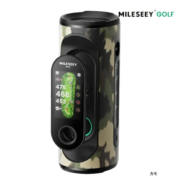 マイルシー ゴルフ GeneSonic Pro CAMO 着脱式 ゴルフ GPS スピーカー 新色 カモ MILESEEY GOLF ハンディーオールインワン 内蔵GPS ラウンド タッチパネル 26ET