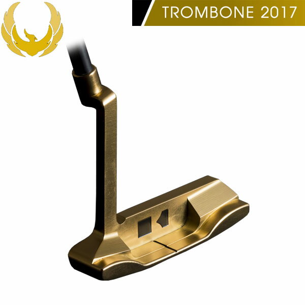 ♪【19年継続モデル】クロノスゴルフ トロンボーン 2017 パター (ゴールド) ブレード(ピン)型 KRONOS GOLF TROMBONE