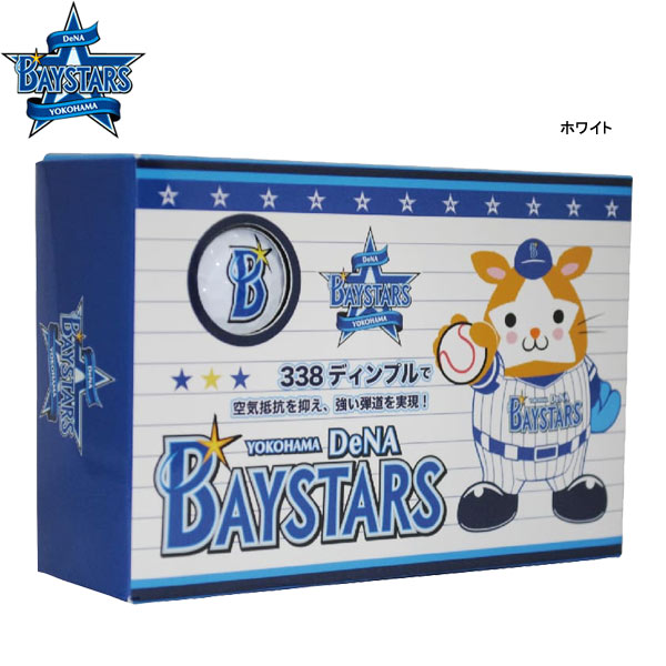 【24年継続モデル】レザックス 横浜DeNAベイスターズ ゴルフボール（6個入り）YBBA-0765 (Men 039 s) BAYSTARS LEZAX