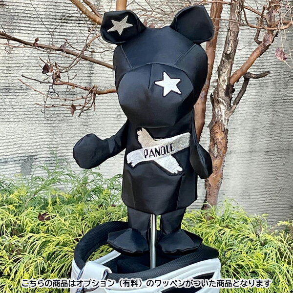 4�������С������� �ѥ�ɥ� �إåɥ��С��� Black pandle���ɿ����ϡϥ������ޥ������� made by S.D ��Premium Headcover pandle 4clovercross 26E