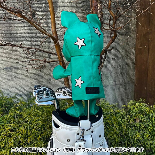 4�������С������� �ѥ�ɥ� �إåɥ��С��� Emerald green pandle���ɿ����ϡϥ������ޥ������� made by S.D ��Premium Headcover pandle 4clovercross