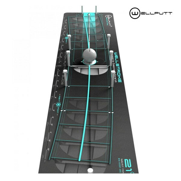 【23年継続モデル】ウェルストローク wellstroke/ARC21 ウェルストローク アーク21 練習器具 パターマット ストロークテンプレート