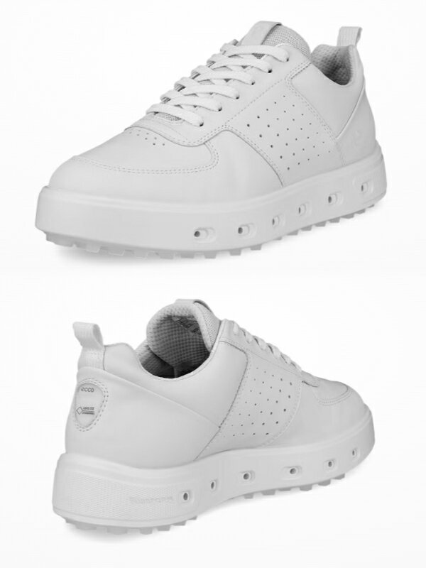 エコー ゴルフ レディース シューズ ストリート 720 ハイブリッド ホワイト 110703-01007 レディス Street Hybrid ECCO GOLF SHOES WHITE 靴 レザー 25ET 10PT