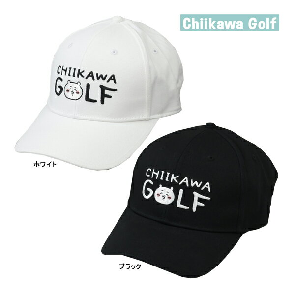 ちいかわ ゴルフ ツイル キャップ CKG030 ちいかわ 帽子 ホワイト ブラック ナガノ キャラクター かわいい Chiikawa Golf Twill Cap 24ETのサムネイル