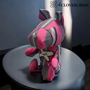 4クローバークロス パンドル ヘッドカバー【 チェリーピンク ストライプ Awning fabric (撥水生地) made by S.D 】Premium H...