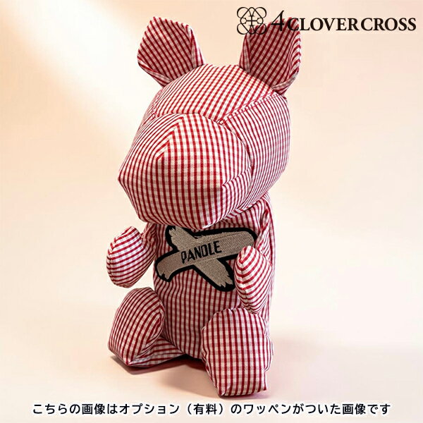 4クローバークロス パンドル ヘッドカバー【 Awning fabric［レッド ギンガムチェック］カスタマイズ商品 made by S.D 】Premium Headcover pandle 4CC 26E