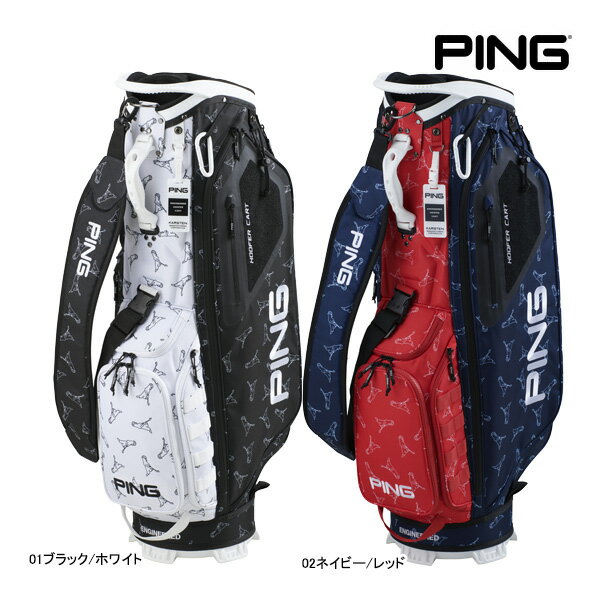 ♪★＊【24年SSモデル】ピン ゴルフ CB-F2402 ミスター ピン フーファー カート キャディバッグ 37515 PING GOLF CB MR.PING HOOFER CART FASHION