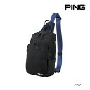 ピンゴルフ スリングパック GB-P2410 ブラックライン 37476-01 PING GOLF ブラック 黒 バッグ ボディ ファスナー ポケット ポリエス...