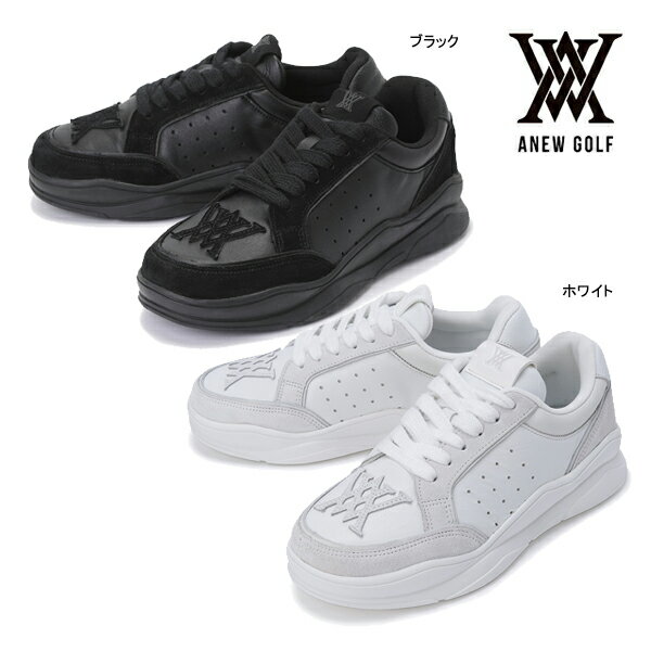 アニュー ゴルフ レディース シューズ AGDUWSH05 ウィメンズパンチング ANEW GOLF WOMEN PUNCHING SHOES WHITE スパ...