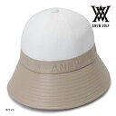 アニュー ゴルフ レディース バケットハット AGEFWCP41 ミス ミックス ANEW GOLF WOMEN MISS MIX BUCKETHAT ロゴ 帽...