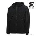 アニュー ゴルフ メンズ ジャケット AGESMJK05 レイヤードフーディ ANEW GOLF M LAYERED HOODIE JK 長袖 ブラック アウタ...