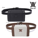 アニュー ゴルフ アイビーヒップサック AGEUUBC02 ANEW GOLF ユニセックス IVY HIP SACK BAG ベルト 収納 小物 ブラック ベ...