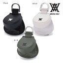 アニュー ゴルフ ボールケース AGEUUOC01 フラット ANEW GOLF FLAT BALL CASE ブラック カーキ ホワイト ポーチ ゴルフボール...