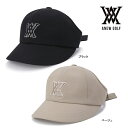 アニュー ゴルフ レディース キャップ AGEUWCP01 ウィメンズベーシックハーフ ANEW GOLF (W) BASIC HALF CAP フリー ブラッ...