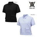 アニュー ゴルフ レディース Tシャツ AGFMWTS12 SM ニューシルエット ショート ANEW GOLF WOMEN SM NEW SILHOUETTE...