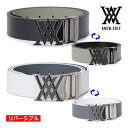 アニュー ゴルフ メンズ リバーシブル ベルト AGFUMBT02 ロゴポイント ANEW GOLF MEN LOGO POINT REVERSIBLE BEL...