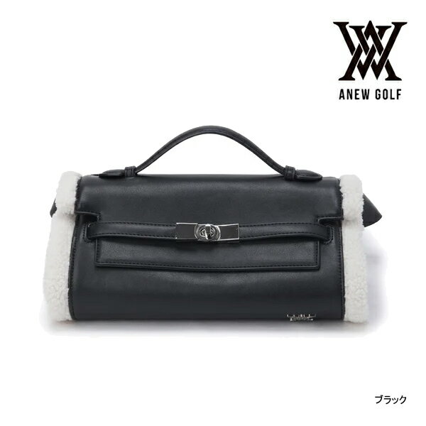アニュー ゴルフ レディース ハンドマフ AGEWWAC02 ウィメンズ ロックフラップ ANEW GOLF 冬 ラウンド ハンドバッグの形状 保温性 シープボア 防寒 高級感 25ET