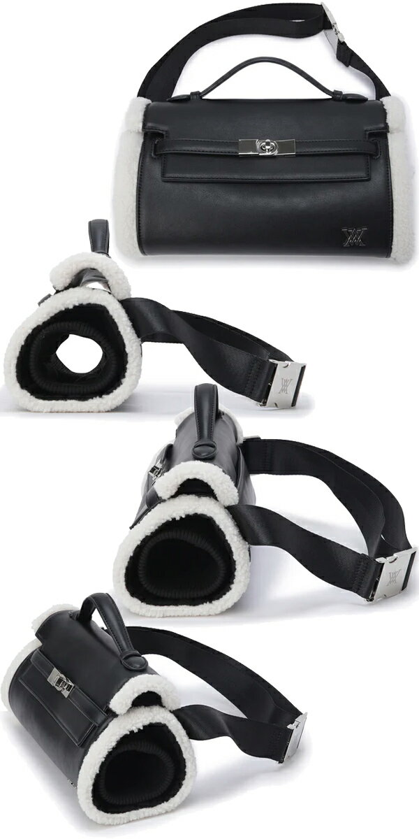 アニュー ゴルフ レディース ハンドマフ AGEWWAC02 ウィメンズ ロックフラップ ANEW GOLF 冬 ラウンド ハンドバッグの形状 保温性 シープボア 防寒 高級感 25ET