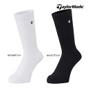 テーラーメイド ゴルフ メンズ クルーソックス TJ315 Mベーシック TaylorMade GOLF M BASIC CREW SOCKS 靴下 ホワイト ...